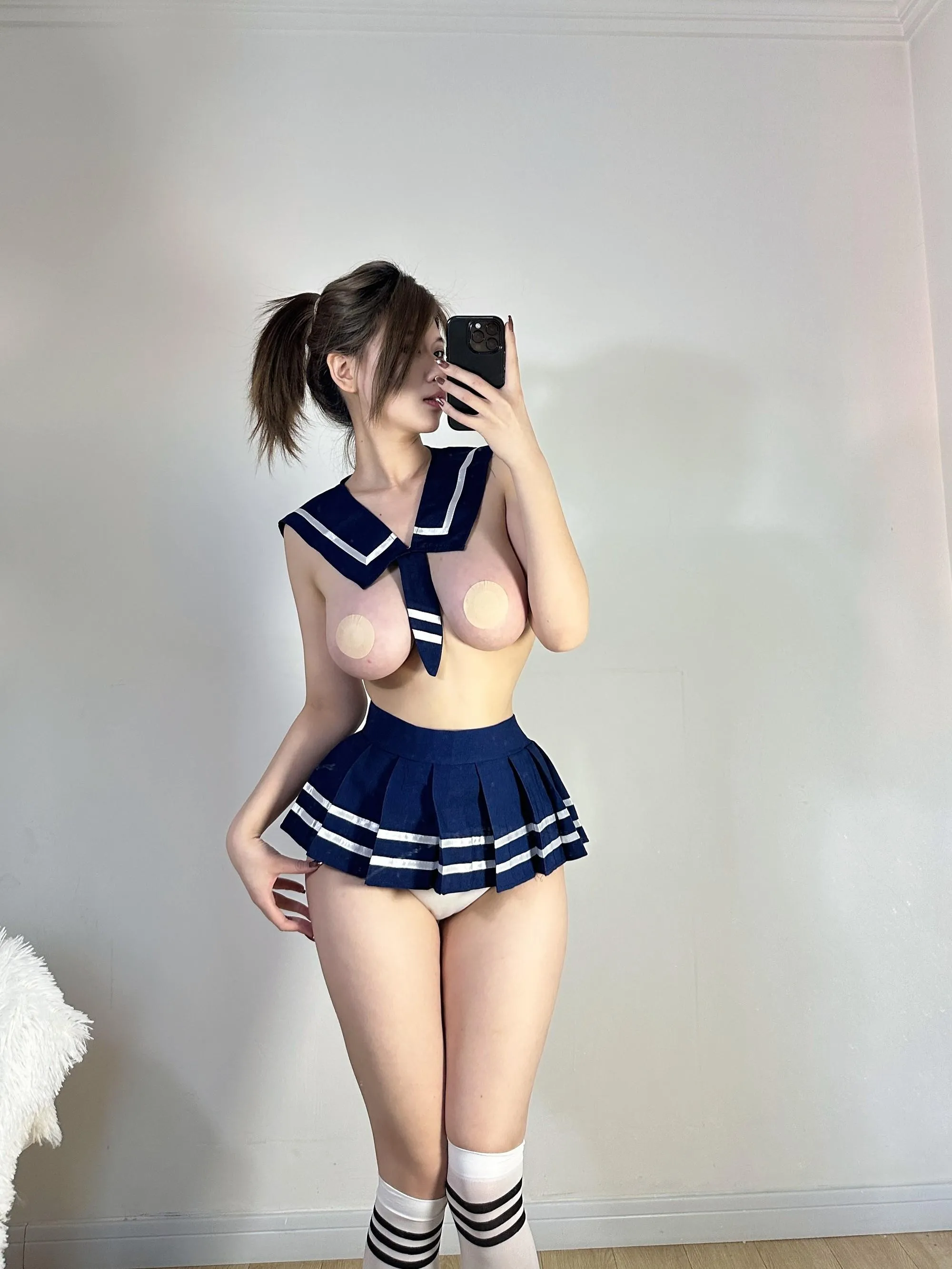 NO.022 乙醇子 – 微密圈系列 21 学院天花板 [39P]插图7